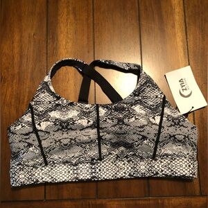 Zyia NWT Snake Print Sports Bra